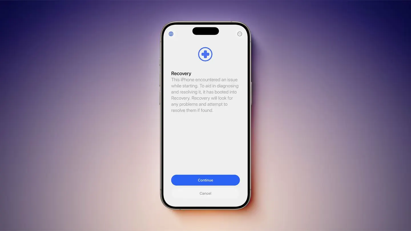 Com o iOS 26, podes restaurar o iPhone ou iPad sem precisares do computador