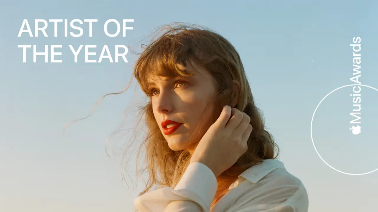 Taylor Swift conquista o título de "Artista do Ano" do Apple Music
