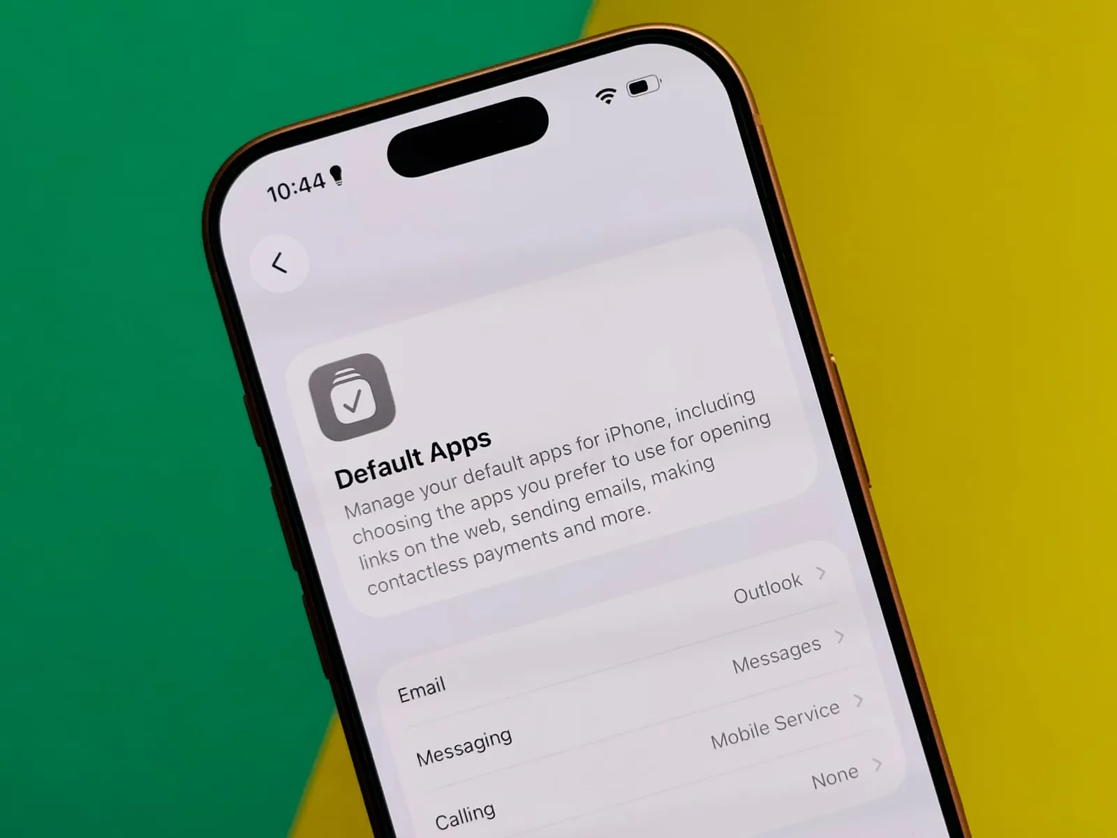 iOS 26 - Sabe quais aplicações pré-definidas podes alterar no teu iPhone