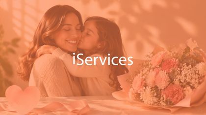 O presente ideal para o Dia da Mãe está na iServices!