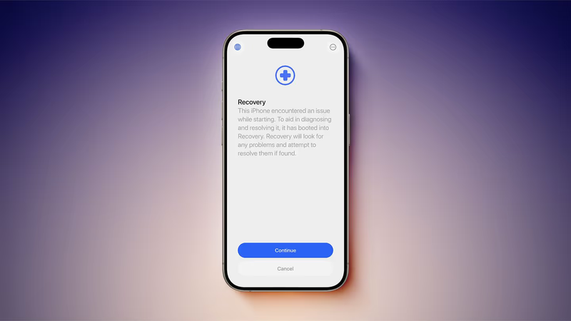 Com o iOS 26, podes restaurar o iPhone ou iPad sem precisares do computador