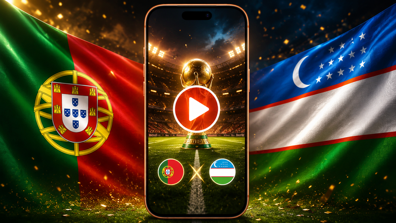 Portugal x Uzbequistão - onde ver online e em direto
