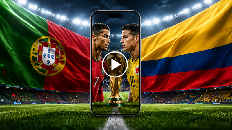 Portugal x Colômbia - vais ficar acordado? Eis como ver online