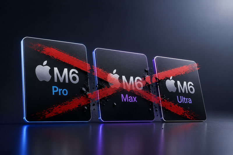 A razão pela qual a Apple planeia saltar os processadores M6 Pro, Max e Ultra