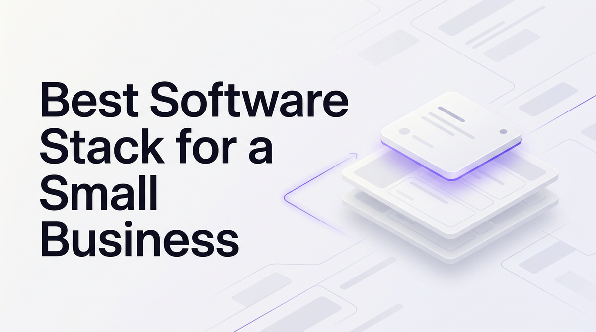 Best software stack for a small business