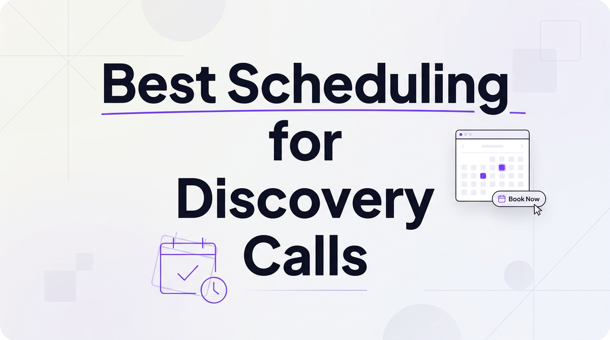 Best scheduling software for discovery calls