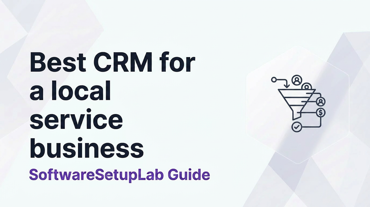 Best CRM for a local service business