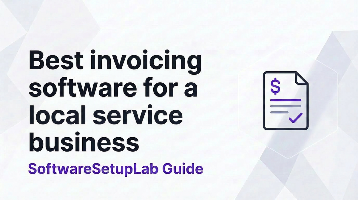 Best invoicing software for a local service business