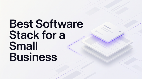 Best software stack for a small business