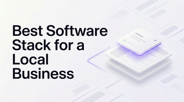 Best software stack for a local business