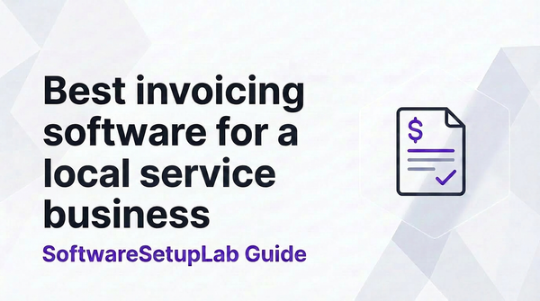 Best invoicing software for a local service business