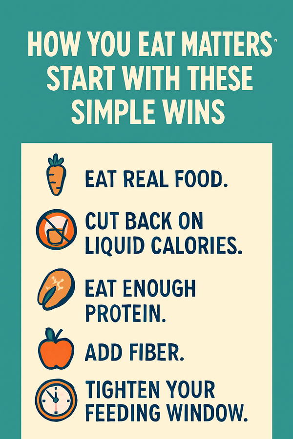 How You Eat Matters: Start with These Simple Wins