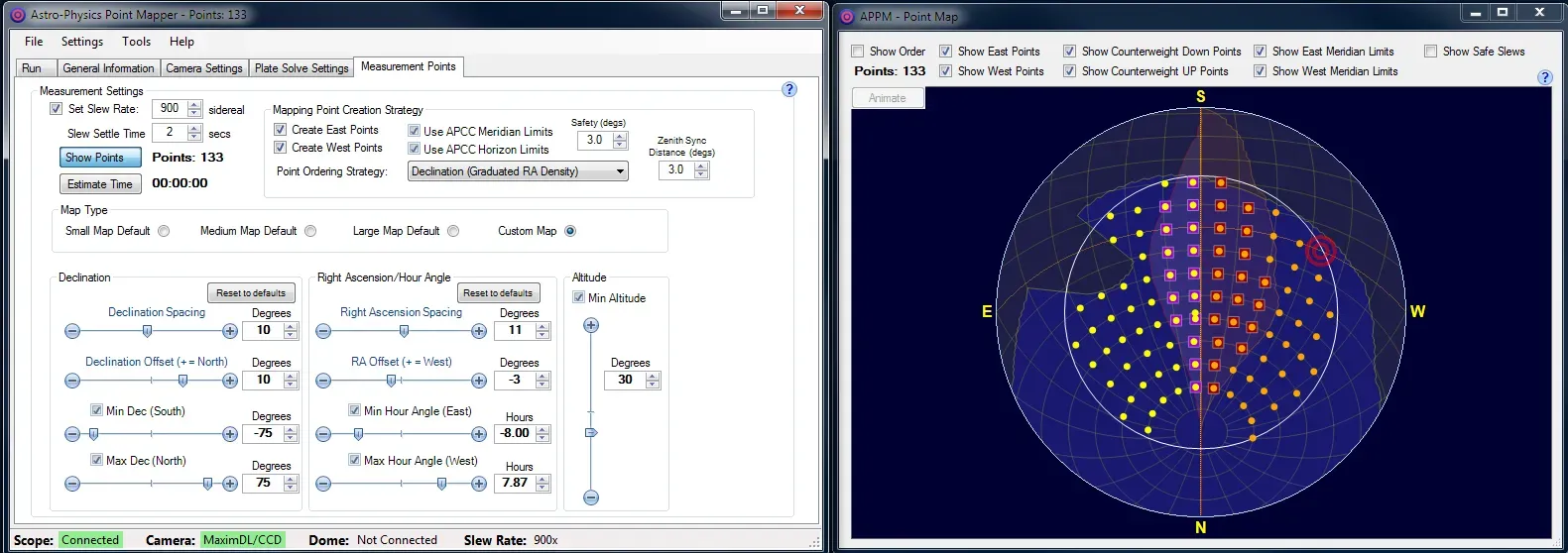  APPM, Astro-Physics Point Mapper software. 