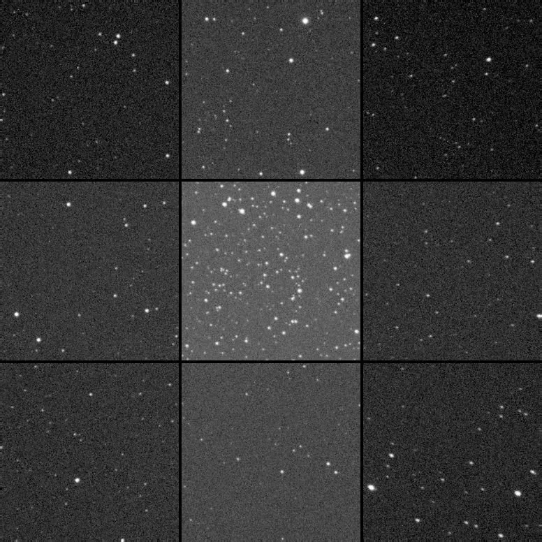  Here you can see a single frame of Caroline’s Rose shot on the Esprit 100 with a ZWO ASI2600MC-Pro camera. Notice the tilt in the lower right hand corner. 