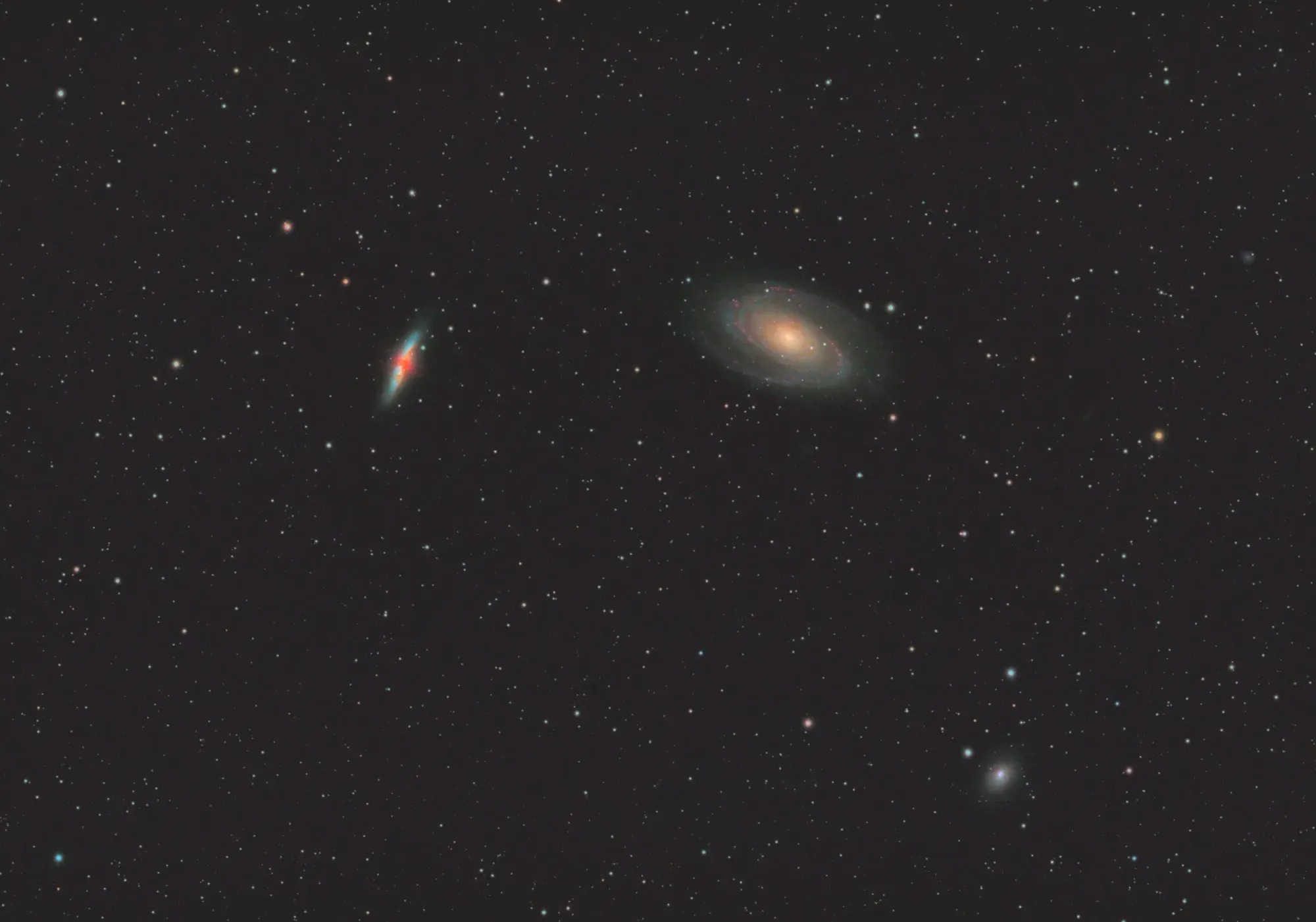 M 81, M 82, NGC 3077