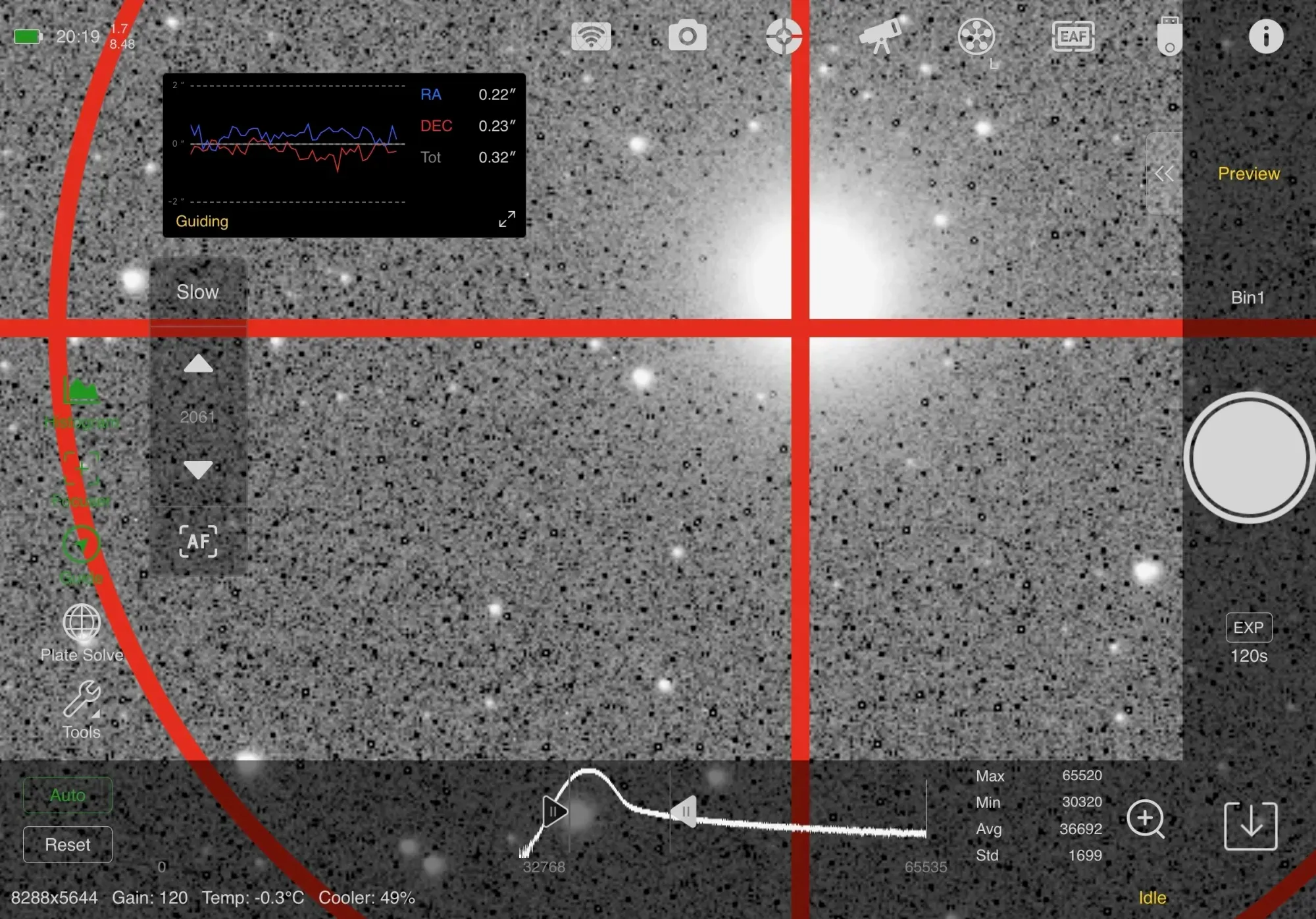  These black dots were tiny ice crystals forming on the sensor window during rapid camera cool down with high relative humidity. 