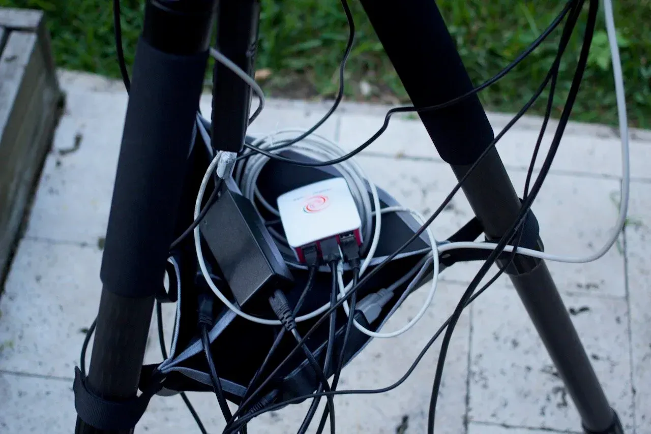  The StellarMate and AC bricks to power everything. 