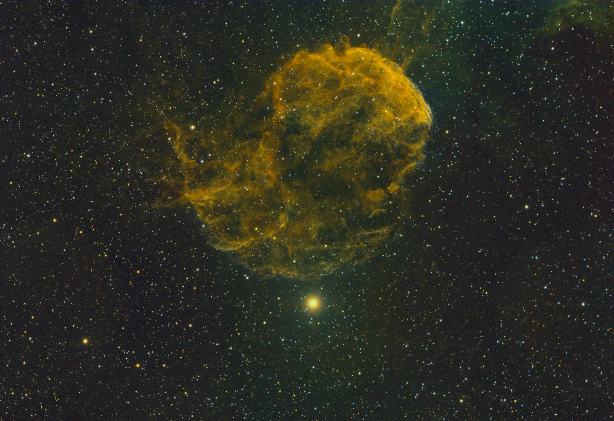  The Jellyfish Nebula, shot with the ZWO ASI294MM-Pro with the new Bin 1x1 mode 8192x5556 px resolution on a Sky Watcher Esprit 100.. 