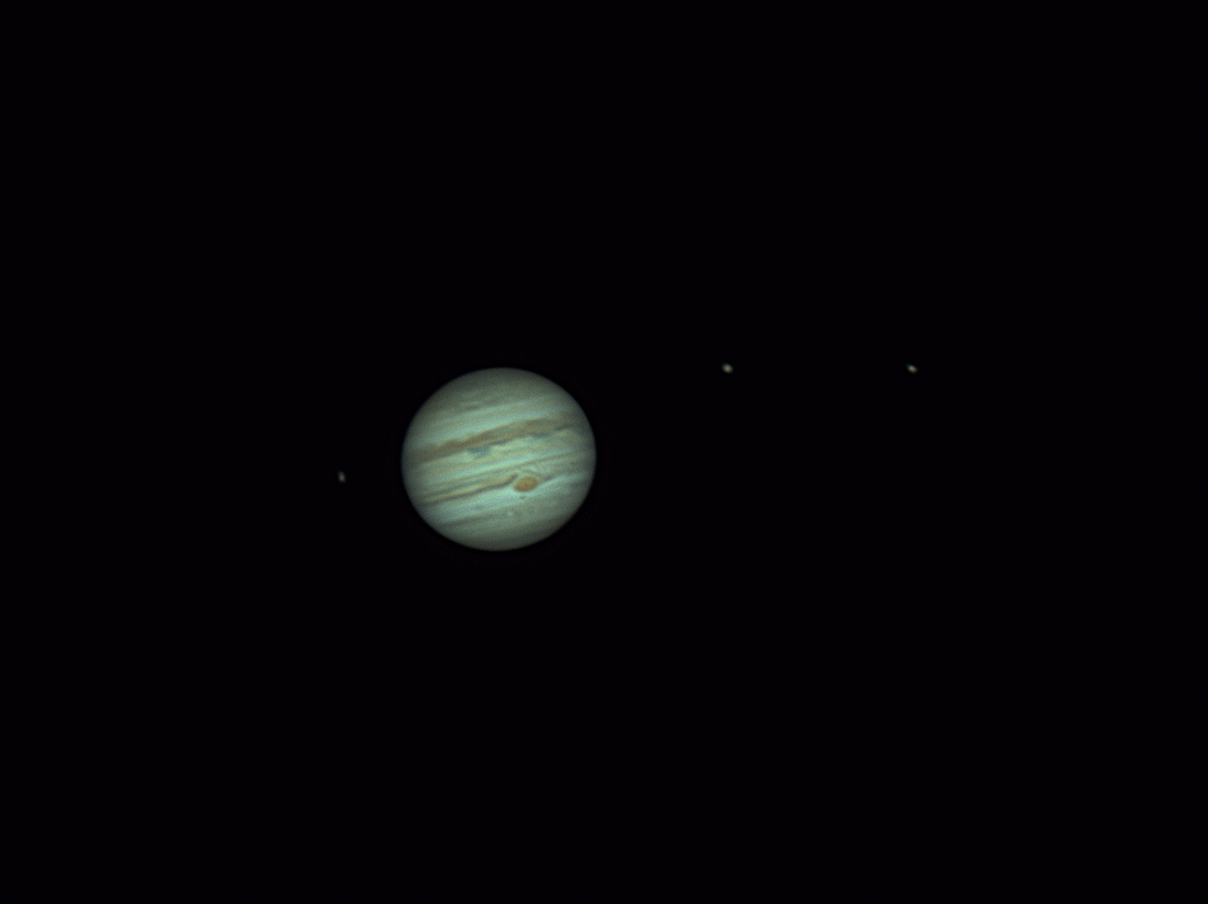  Seven single images processed separately, then combined in Photoshop to make an animated GIF. This was shot on my EdgeHD 11” telescope with ASICap and the ZWO ASI224MC camera. 