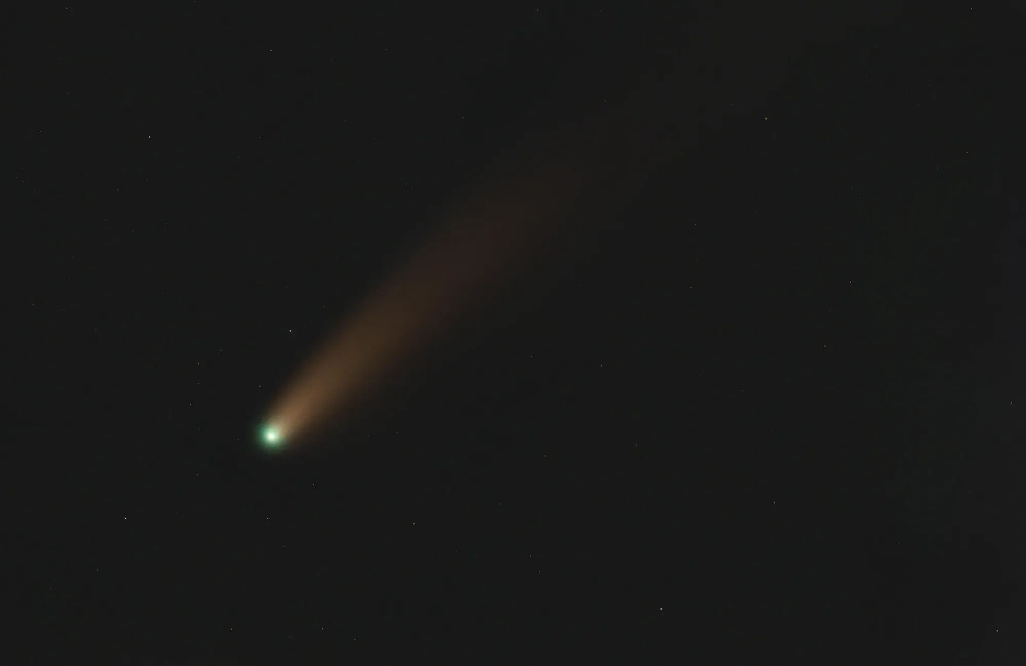  The final processed comet image. 