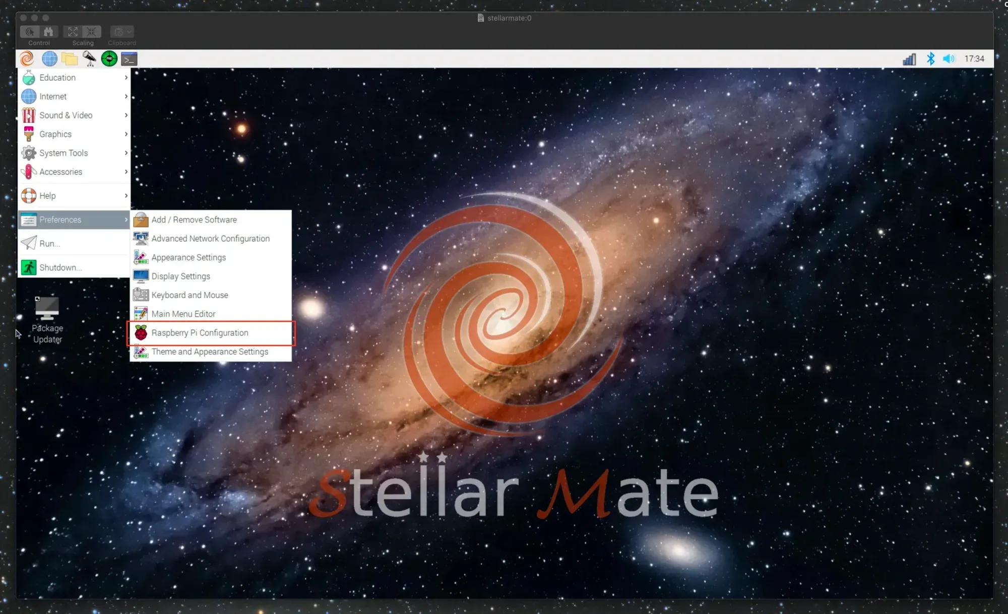  Select Raspberry Pi Configuration. 