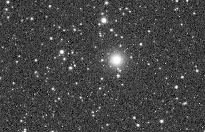  Here’s a single 10 minute blue frame showing almost no information. It took close to 20 hours of images from bortle 1 skies to see it. 