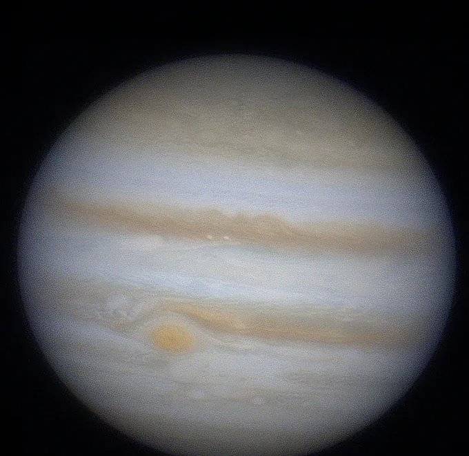 Jupiter after color alignment and balance in Strata