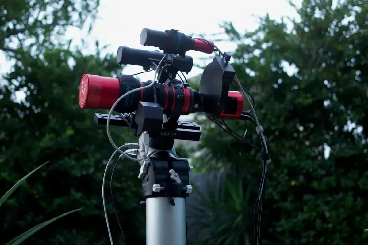 A modern, portable, astrophotography setup with the Rainbow Astro