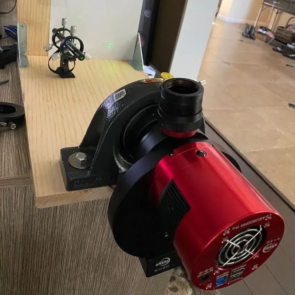 How to remove sensor tilt from your astrophotography camera while indoors