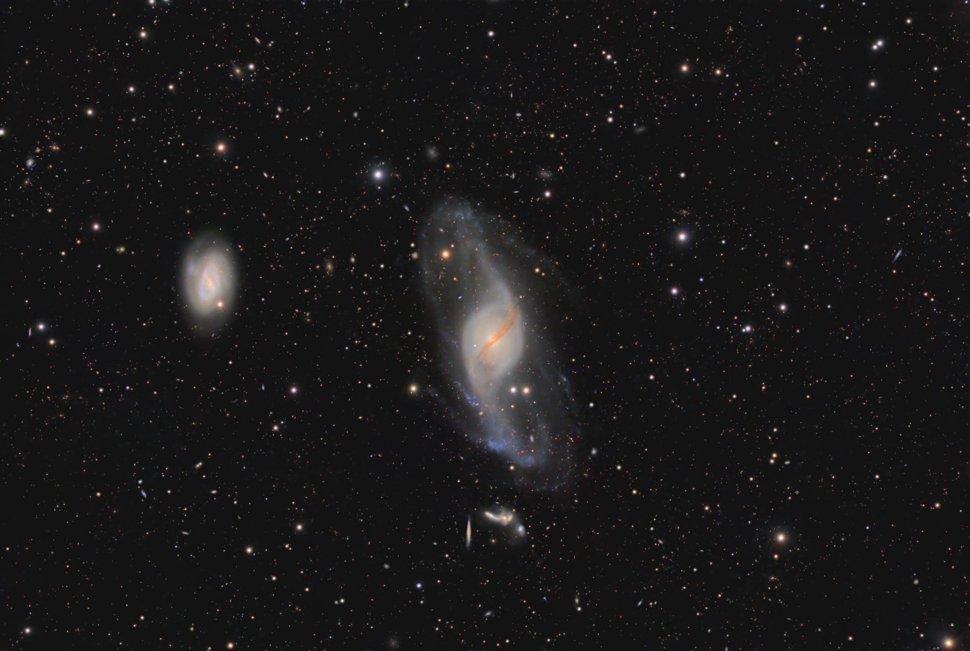 On the Rim of NGC 3718