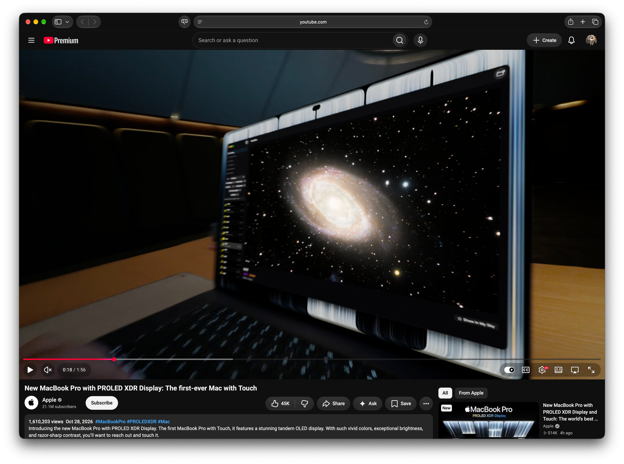 Meridian Is in Apple's New MacBook Pro Film