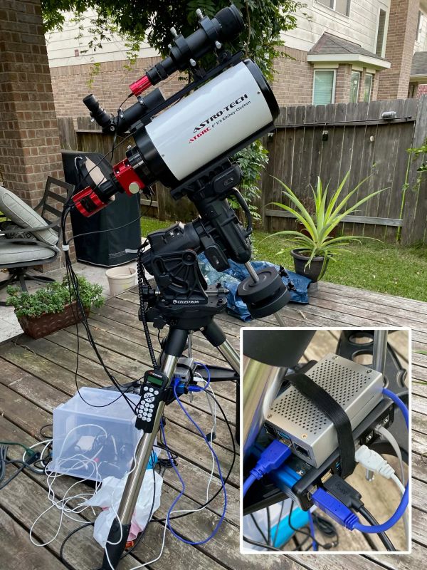 Setting up the Raspberry Pi for Remote Telescope Imaging over your home network