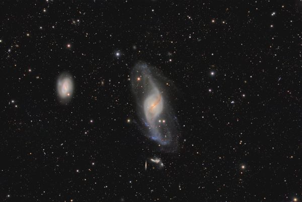 On the Rim of NGC 3718
