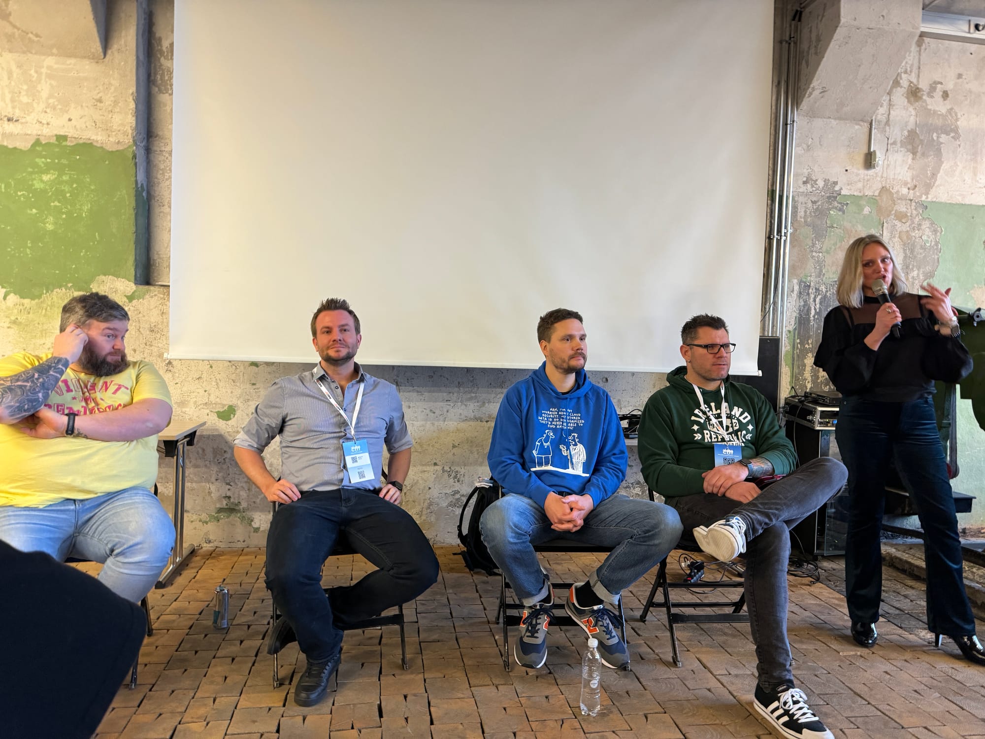 Mark Christie, Yannick Reekmans, Antti Pajunen, Chris Huntingford and Laurie Pottmeyer