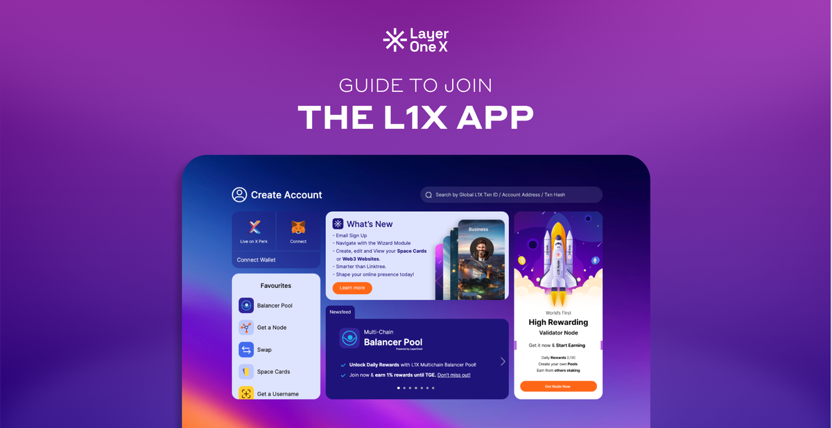 Guide to Join the L1X App and Access Space CMS