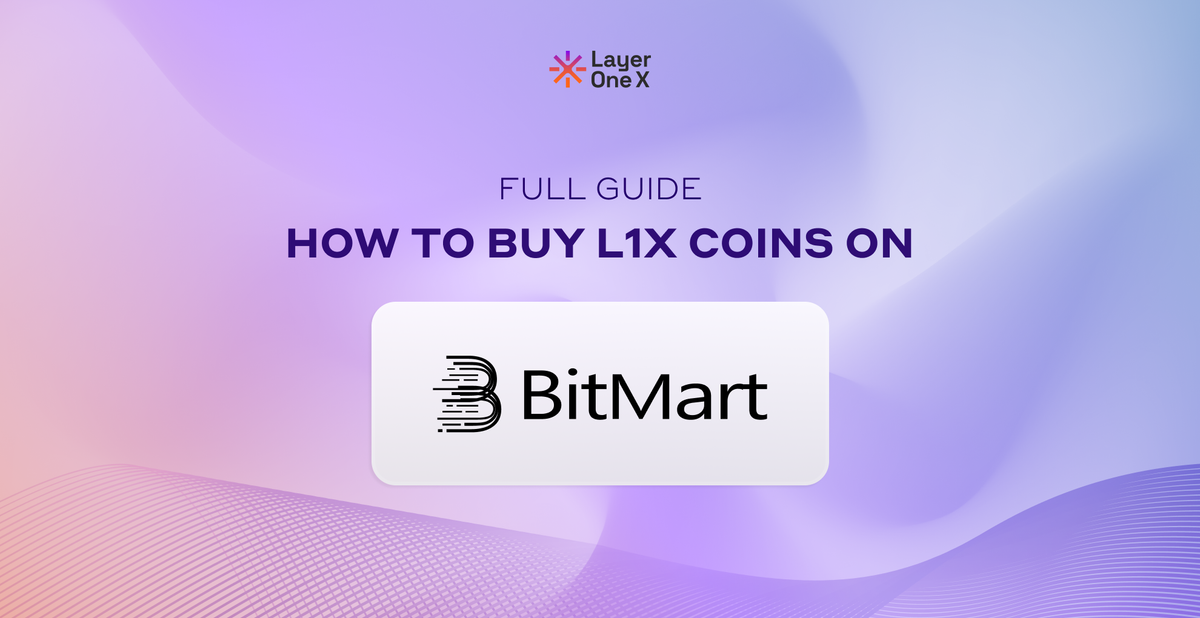 Buying L1X on Bitmart Exchange (Desktop)