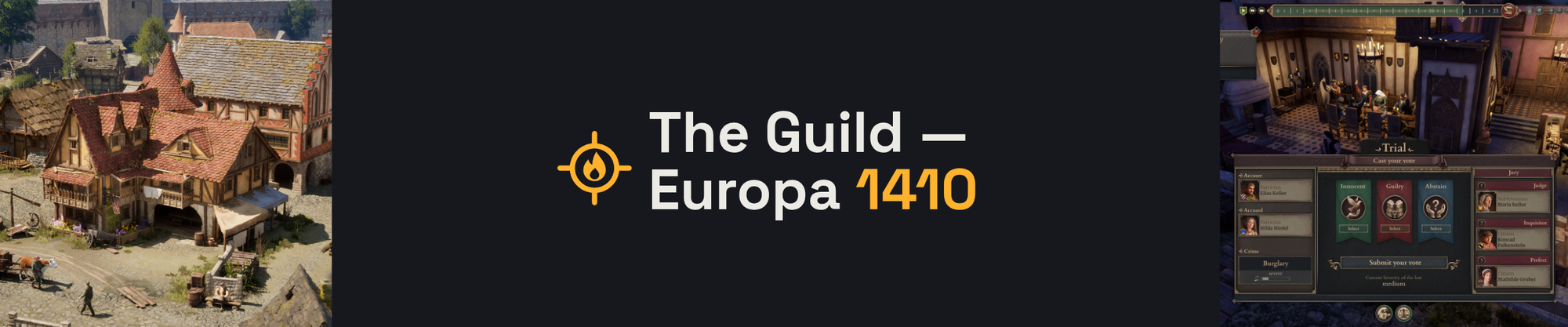Title card for Crit Pick's hub page on The Guild 1 Remake: Europa 1410