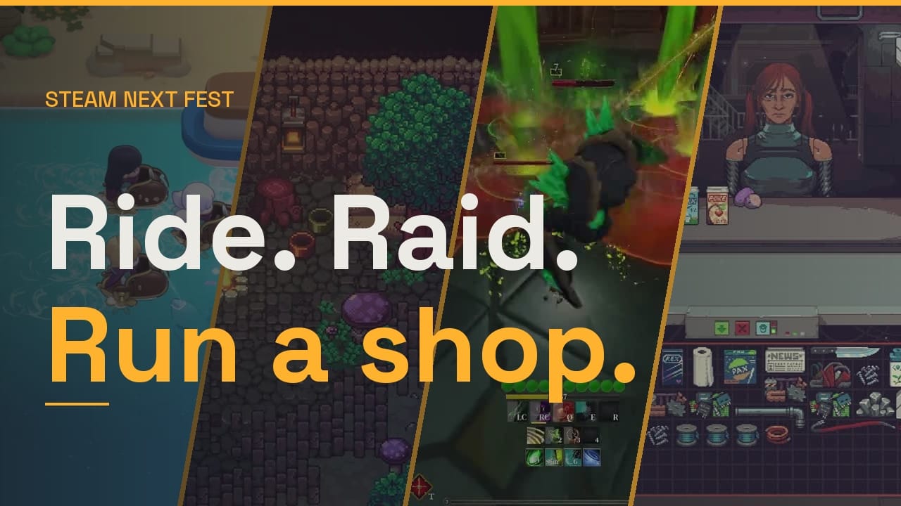 World of Slime, Emberville, Sil and the Fading World and Probably Stolen in our Steam demo video