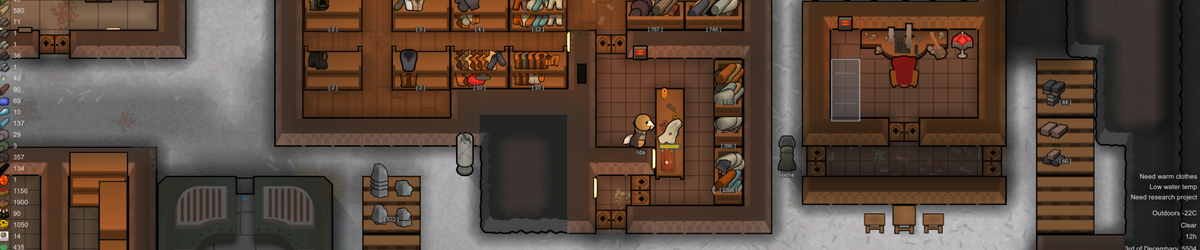 Title card for Crit Pick's RimWorld clothing tier list
