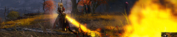 Title card for Crit Pick's guide to the Guild Wars 2 Flamethrower Scrapper build