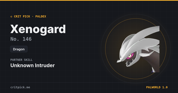 Xenogard — Palworld Paldeck No. 146