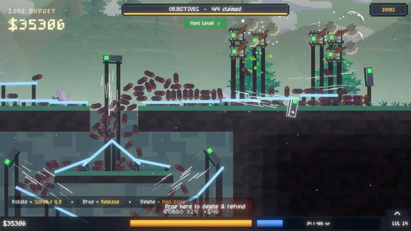 Log Drop demo gameplay screenshot
