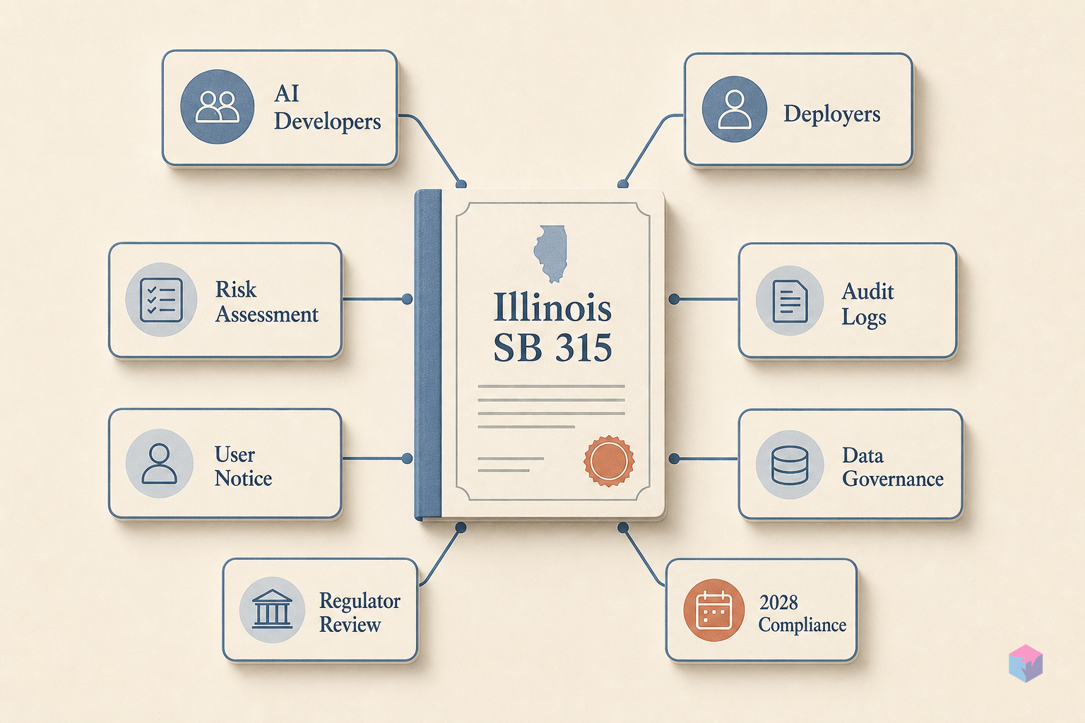Illinois SB 315 Explained: Who It Covers and What Devs Must Do by 2028