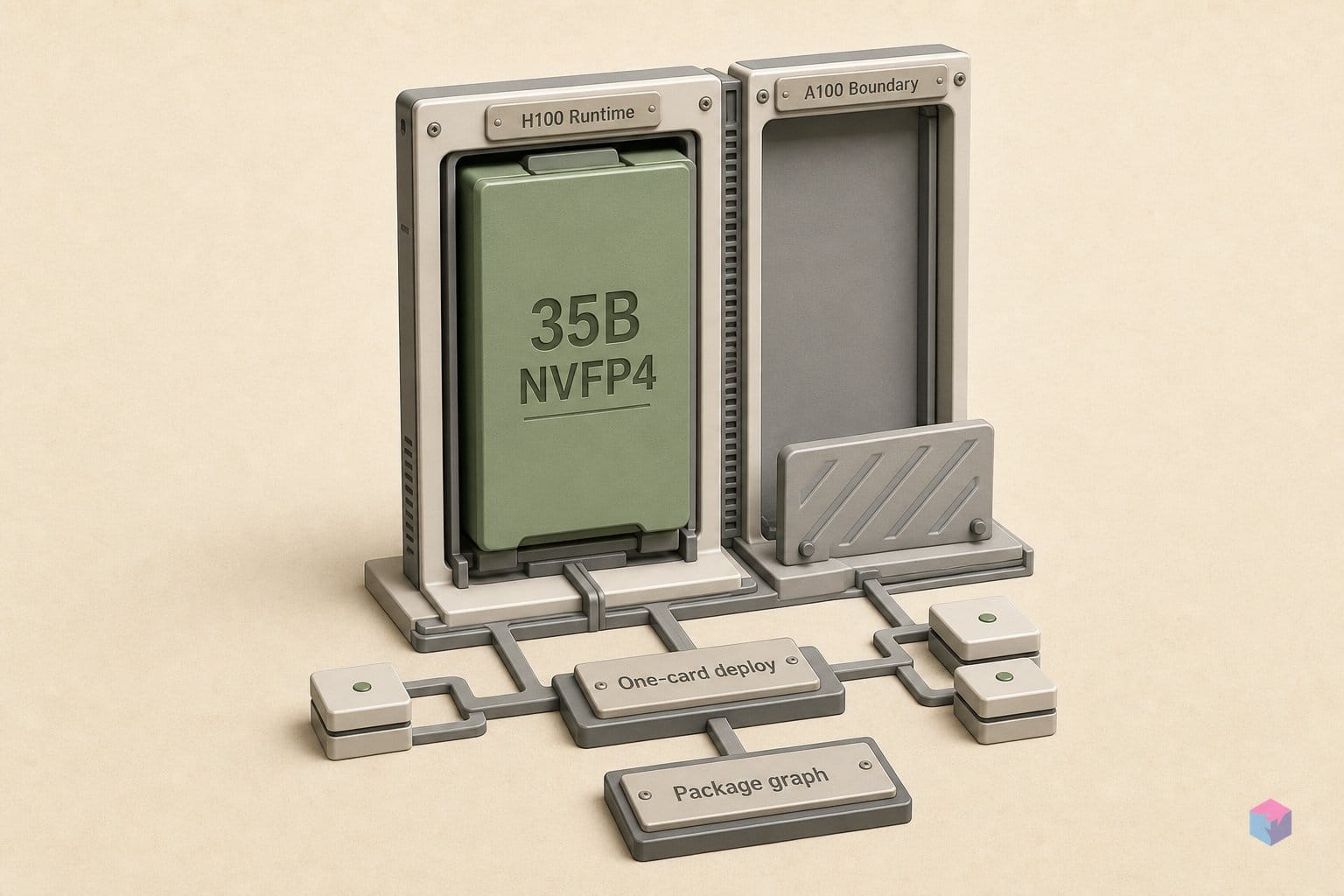 Qwen3.6-35B NVFP4 runs on one H100 — A100 owners are out