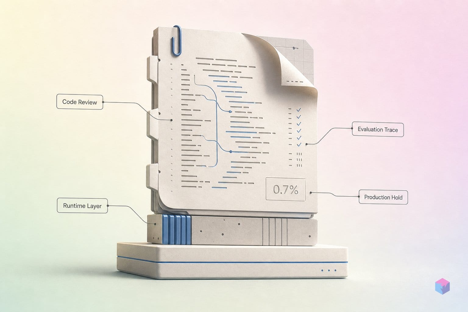 Google's Borg runs evolved code. One year in, the 0.7% holds.