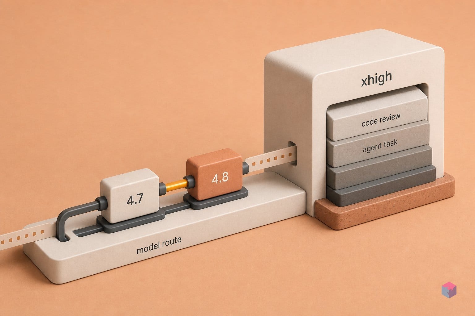 Opus 4.8 is a one-line swap. The xhigh recalibration isn't.