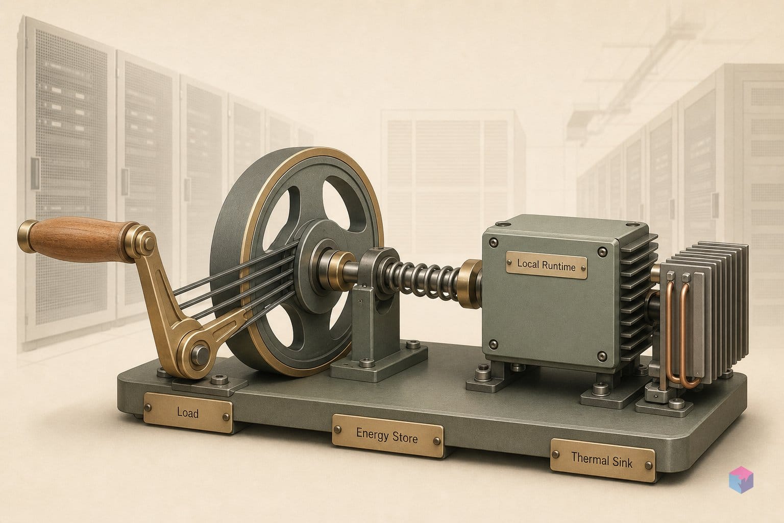 CrankGPT's Crank Stiffens During Computation. That's the Load.
