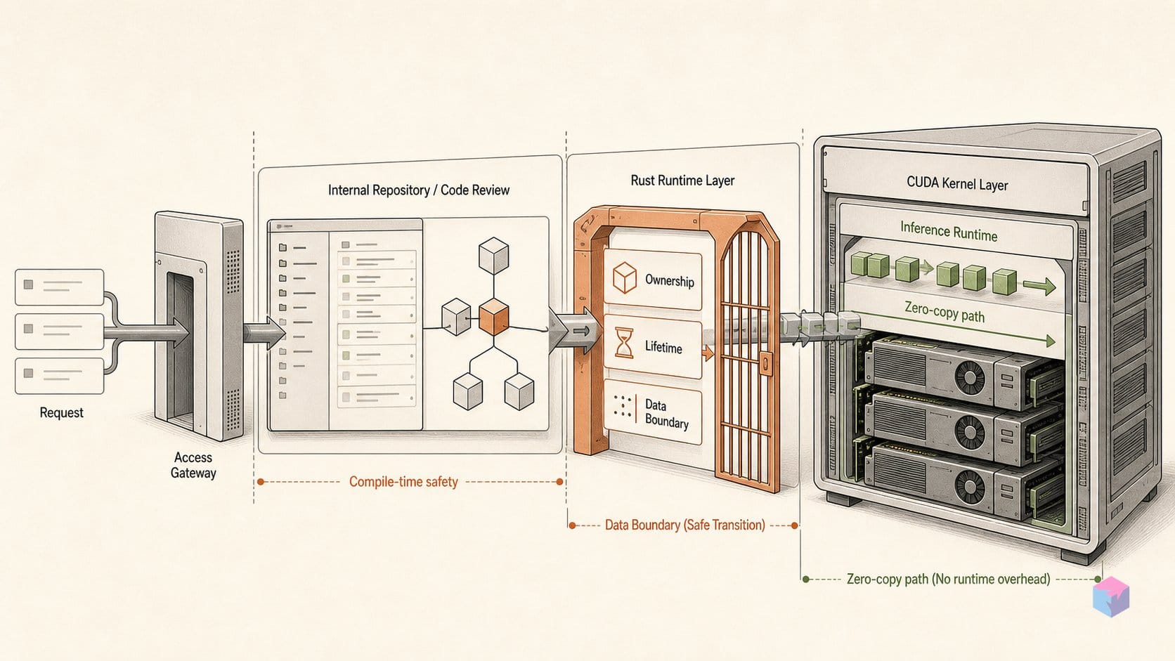 Rust's borrow checker reaches CUDA — and the cost is zero