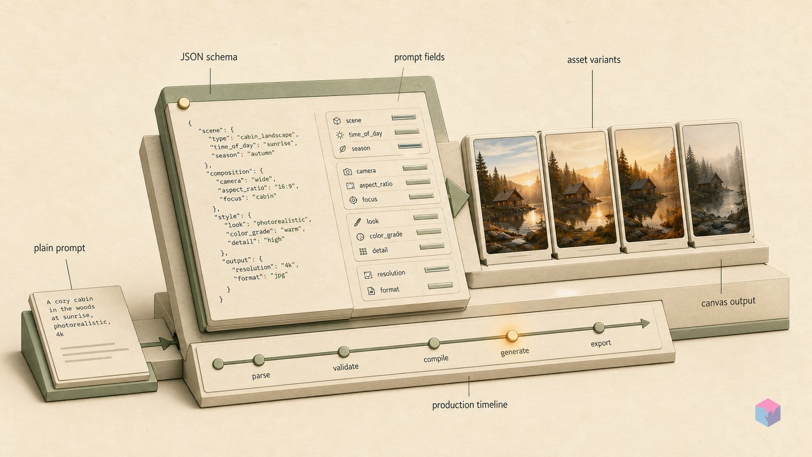 Ideogram 4 was trained on JSON — plain prompts are second-class