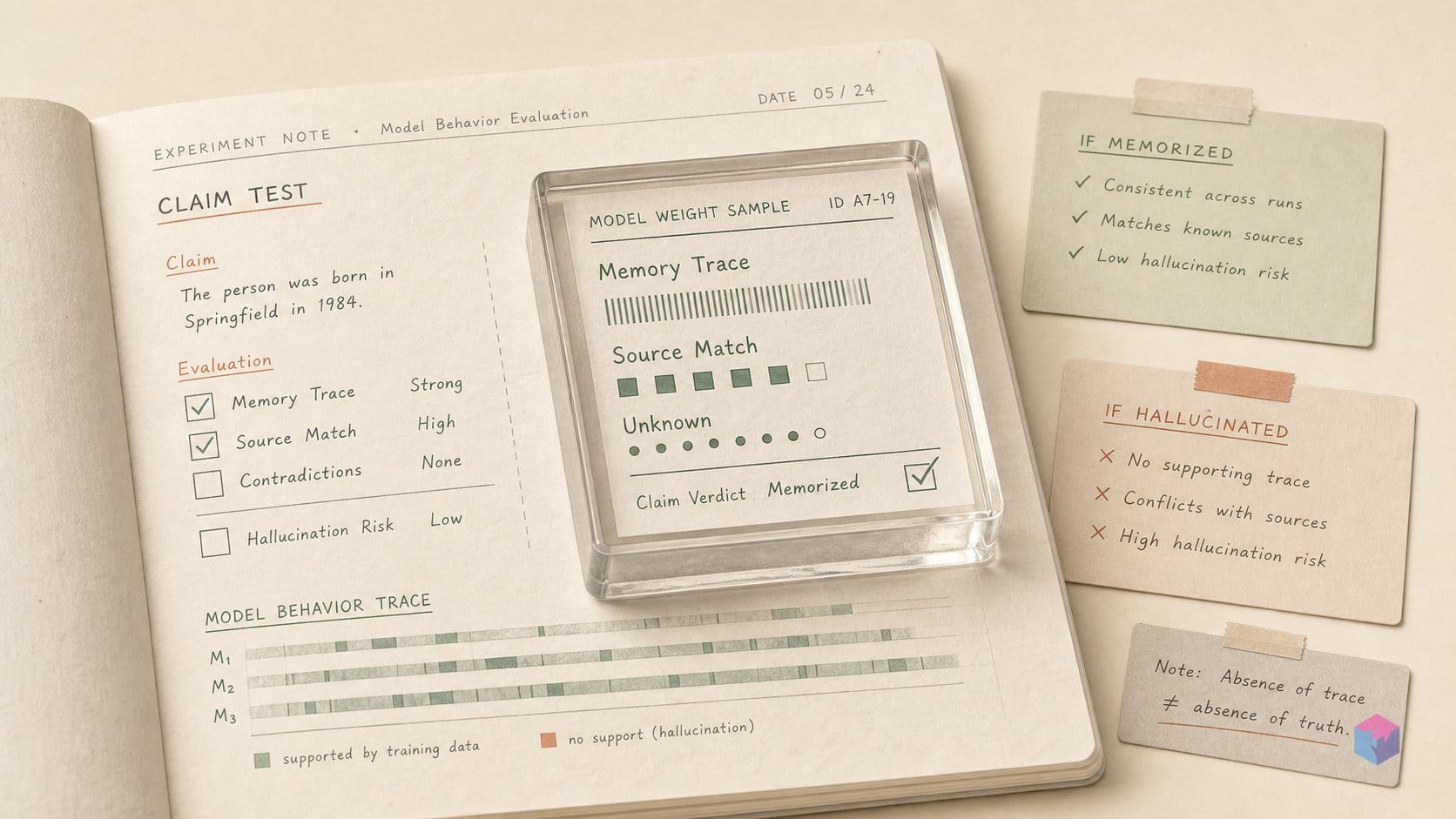 Memorized by AI or hallucinated — a site lets you check which